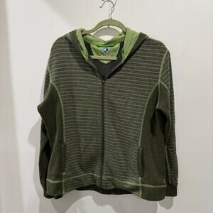 Kuhl Chianti Fleece wool blend zippered hoodie, womens XLg